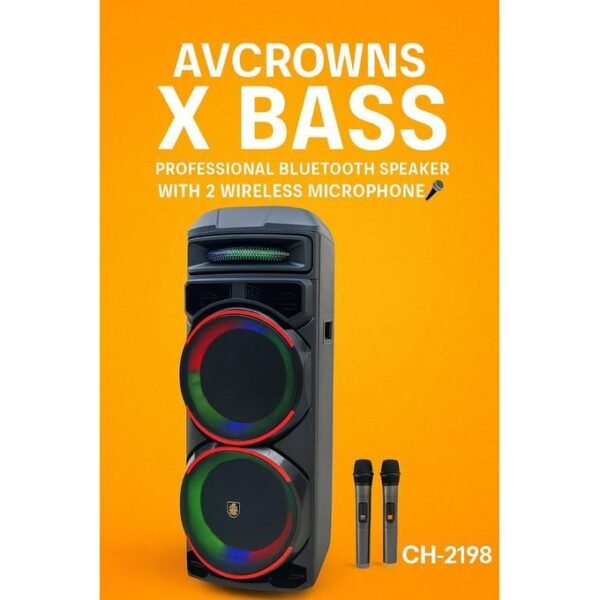 Avcrowns X BASS Rechargeable Wireless Bluetooth Speaker