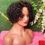 Short Curly Wig – Natural Black (wig)