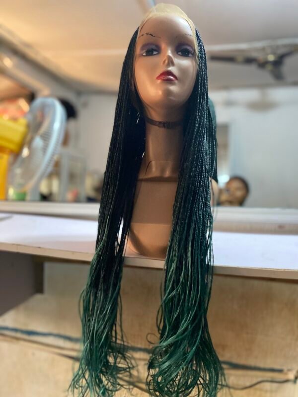 360 curl Braided wig - Image 2