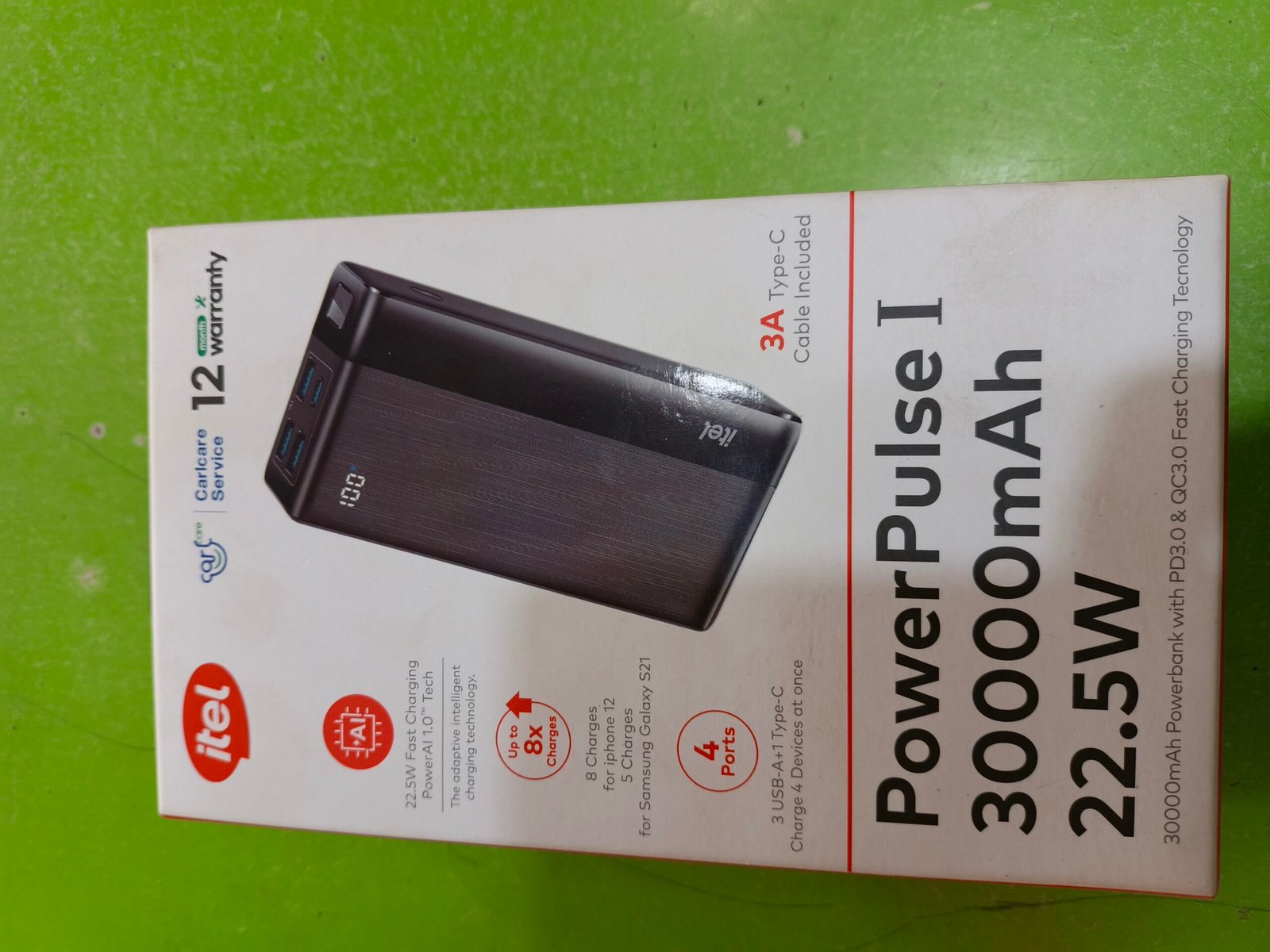 0-0x0-0-0# Itel power Bank 30000Ahms - Image 1