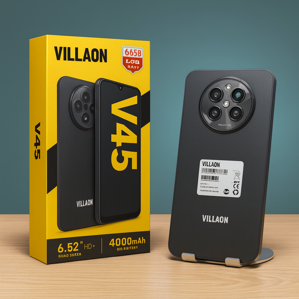 file_0000000026e4720aa075ad00681c4af5 VILLAON V45 Smartphone – 4GB RAM + 64GB ROM - Image 1