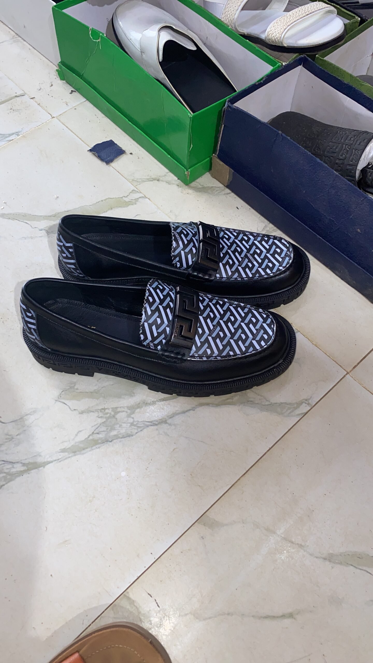 985927E6-1F98-4599-815F-4C7B0780D2BF Versace shoe - Image 1