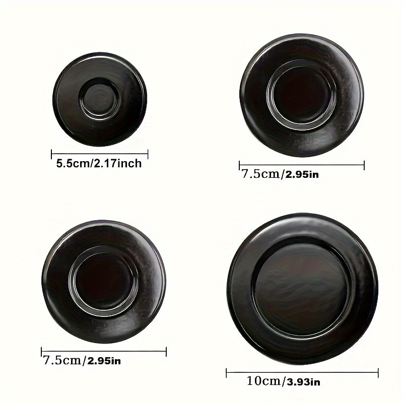 4pcs Gas Stove Burner Caps for Sabaf Stoves: 55Mm, 75Mm, And 100Mm Sizes - Image 5