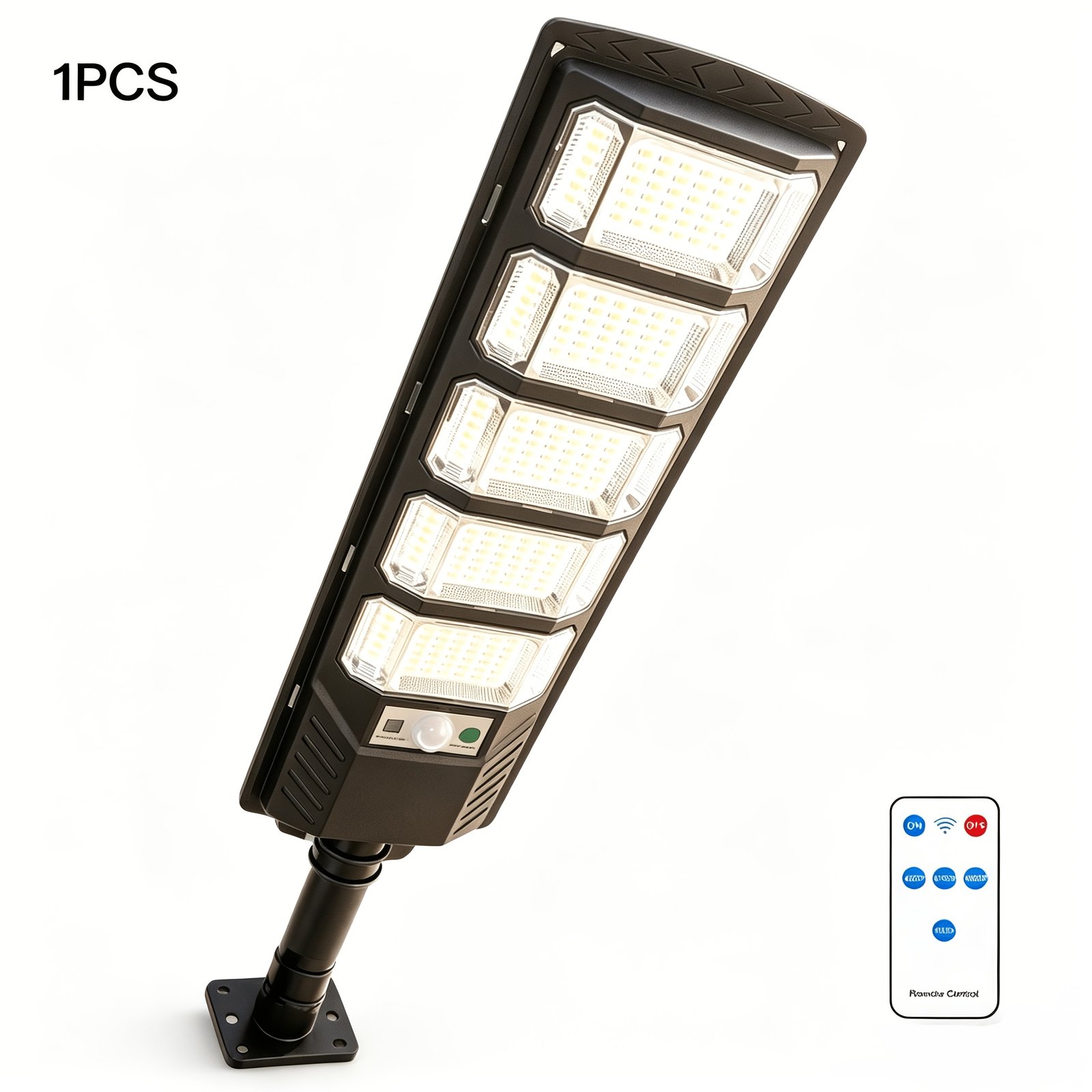 96LED/240LED Solar Streetlights, Super-High Lumen Solar Spotlights, IP65 Waterproof, with Motion Sensor, Suitable for Gardens, Driveways, Garages, And Commercial Areas - Image 5