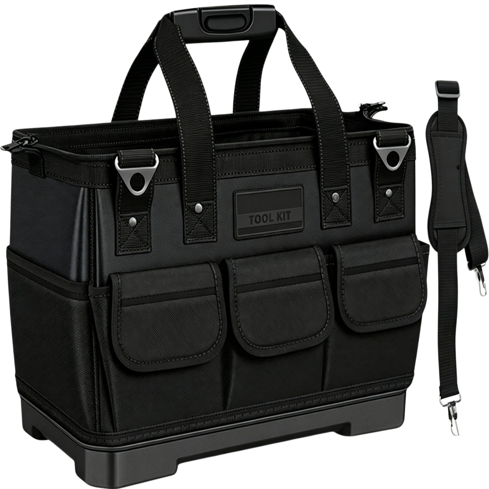 Professional Upgrade Premium Heavy-Duty Tool Bag - Tool Organizer Storage Bag - Home and Outdoor Storage Organizer - Toolbox - Enhanced Professional Structure - Durable Bag - No Tools Included - for Daily Repairs and Home Storage