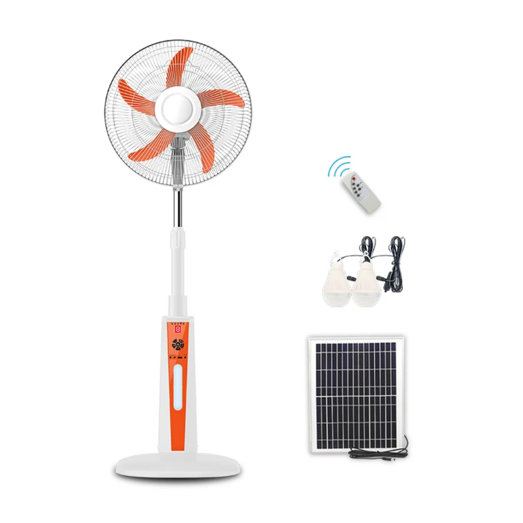 EP-116S Solar Rechargeable Standing Fan – 16 Inch